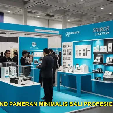 stand pameran minimalis bali profesional